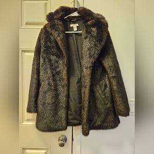 Faux fur coat